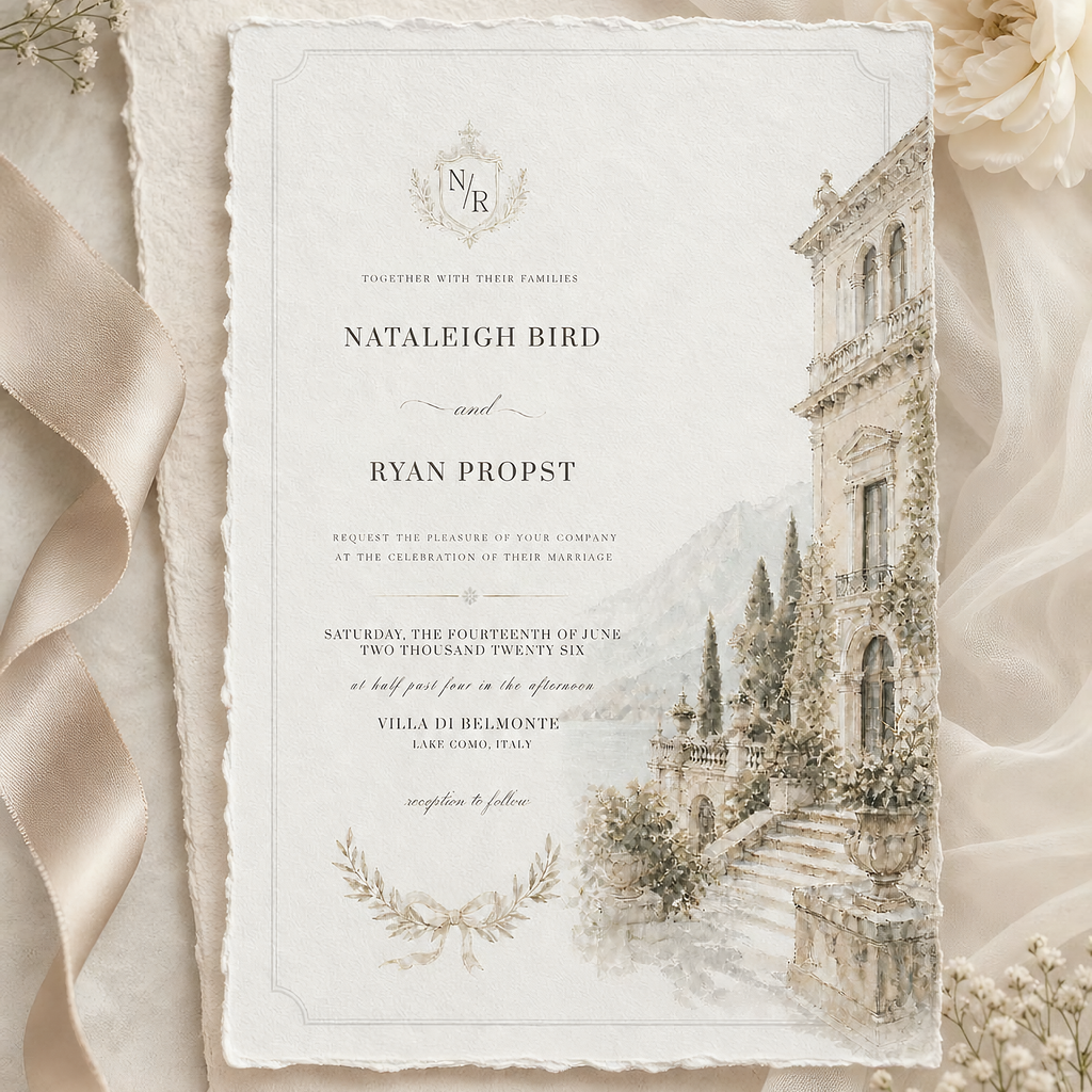 Villa Bellavista Invitation